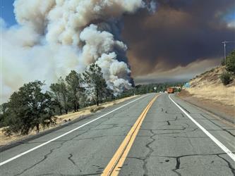 More views of the Park Fire.