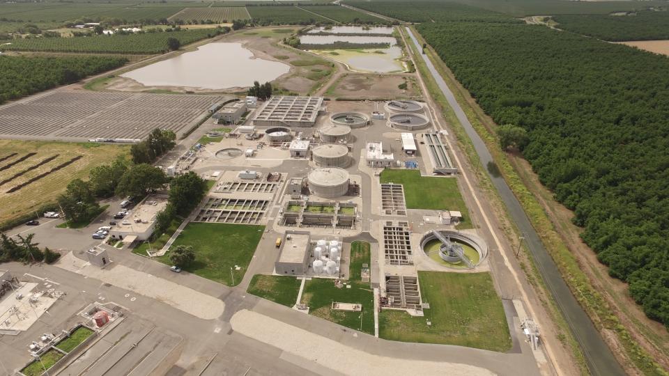 Aerial photo of Water Control Plant