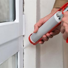 Caulking a Window