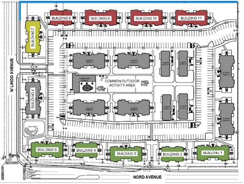 Planned Development of multi-family housing at 2240 Nord Avenue Apartments