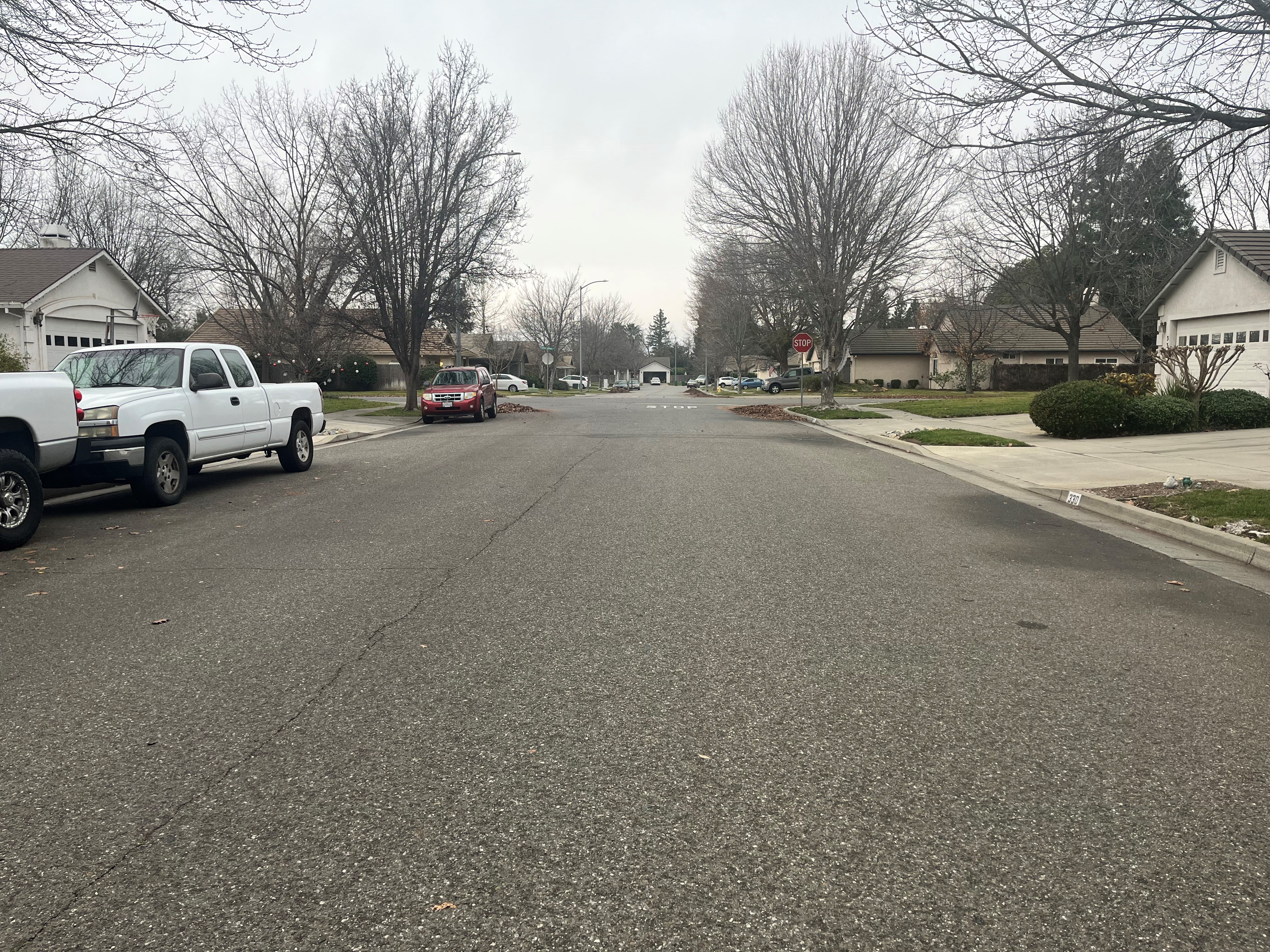 Photo of street in Amber Grove neighborhood.
