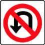 no u-turn sign