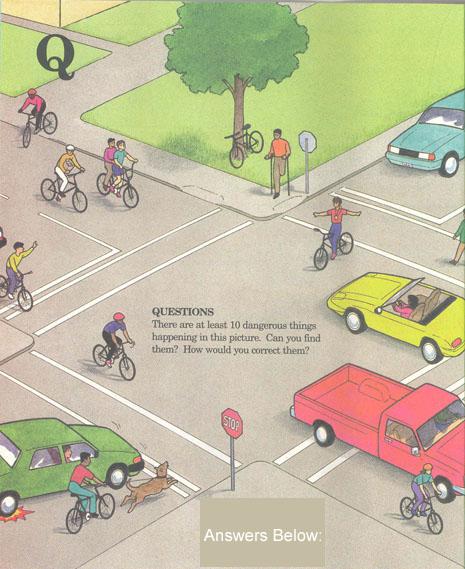 puzzle about bicycle safety