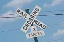 railroad crossing sign