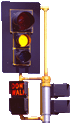 yellow traffic light