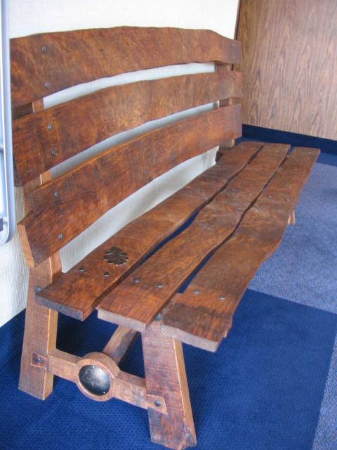 Hooker Oak Bench 1