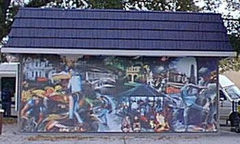 Downtown Kaleidoscope Mural