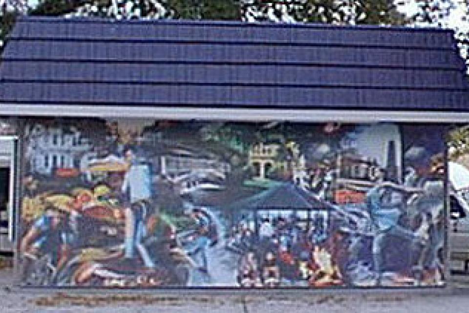 Downtown Kaleidoscope Mural