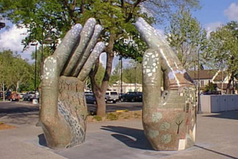Our Hands Sculpture