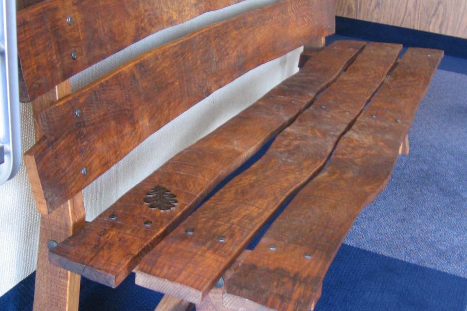 Hooker Oak Bench 1