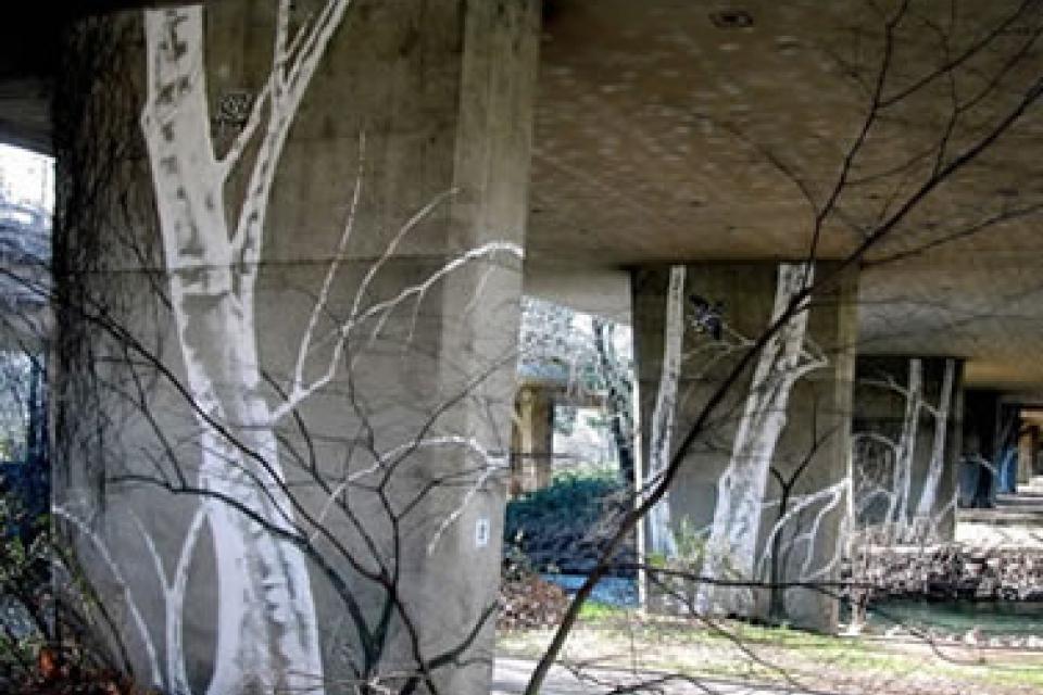 Freeway Pillar paintings