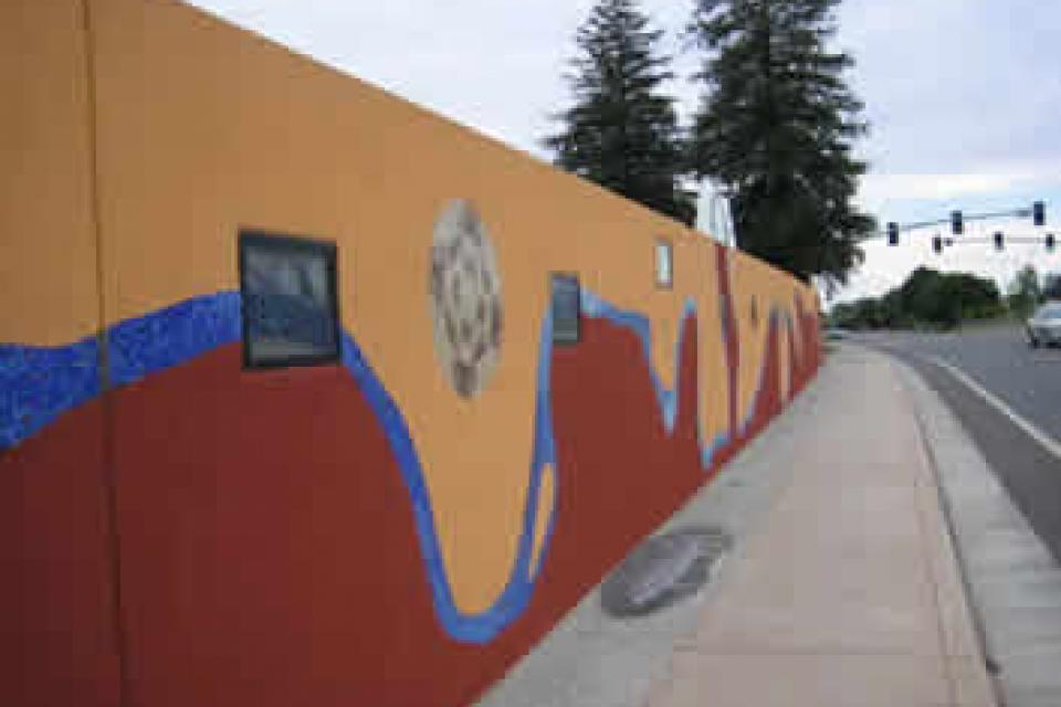 Soundwall mosaic